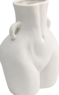 Wazon Biały Z Motywem Ludzkiego Ciała Ceramiczny 16x22 Cm*KARE Design Hot