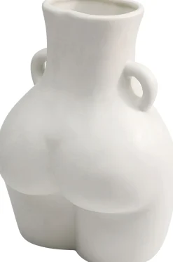 Wazon Biały Z Motywem Ludzkiego Ciała Ceramiczny 16x22 Cm*KARE Design Hot