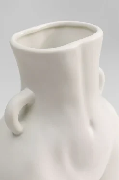 Wazon Biały Z Motywem Ludzkiego Ciała Ceramiczny 16x22 Cm*KARE Design Hot