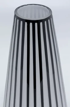 Wazon Brillar Cylinder Ø22x44 Cm Czarno-biały*KARE Design Sale