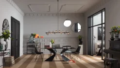Wazon Brillar Cylinder Ø22x44 Cm Czarno-biały*KARE Design Sale