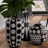 Wazon Brillar Ø18x44 Cm Czarno-biały*KARE Design Online