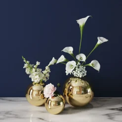 Wazon Ceramiczny Złoty Ø11 Cm*KARE Design Discount