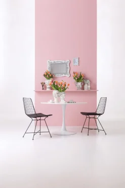 Wazon Ceramiczny Z Uchwytami Biały 23x24 Cm*KARE Design