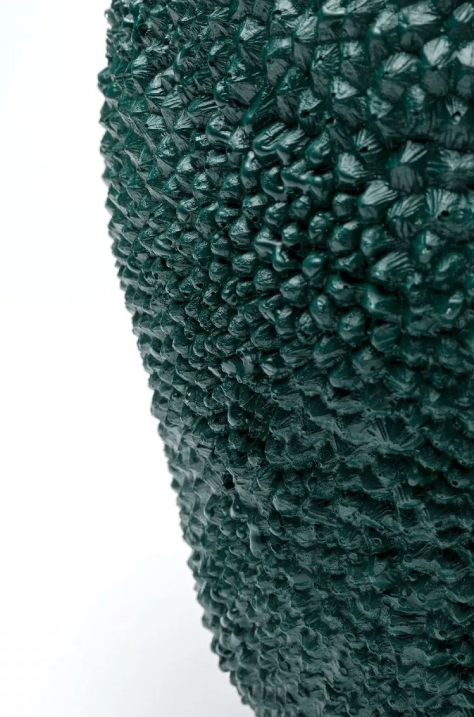 Wazon Chameleon Jack Fruit Ø39x39 Cm Zielono-złoty*KARE Design New