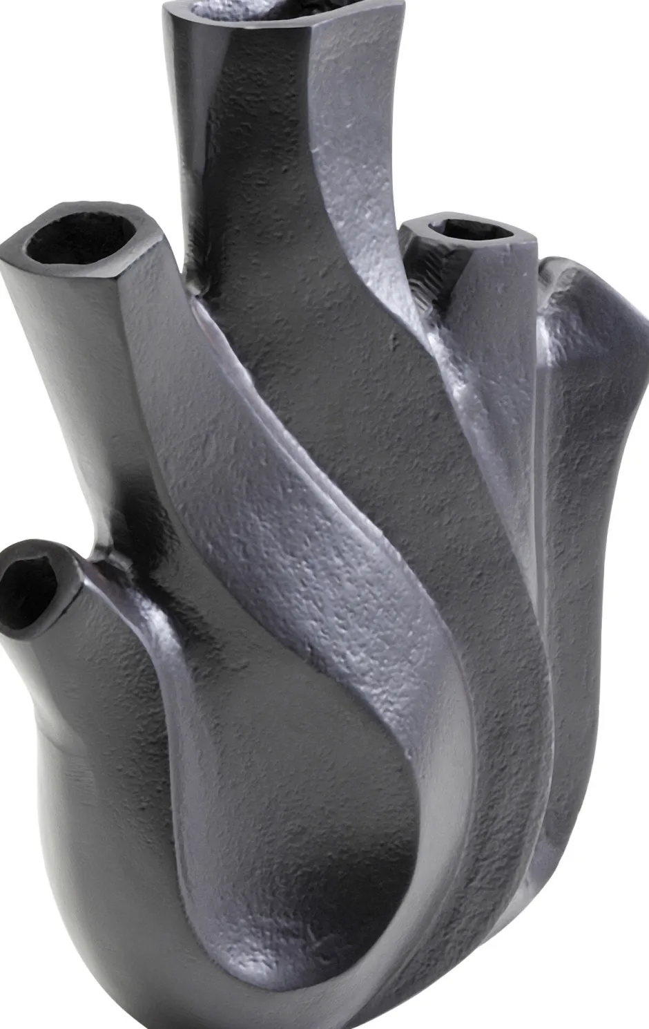 Wazon Do Salonu Czarny Z Aluminium 19x25 Cm*KARE Design Online