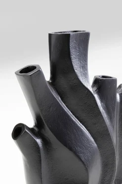 Wazon Do Salonu Czarny Z Aluminium 19x25 Cm*KARE Design Online