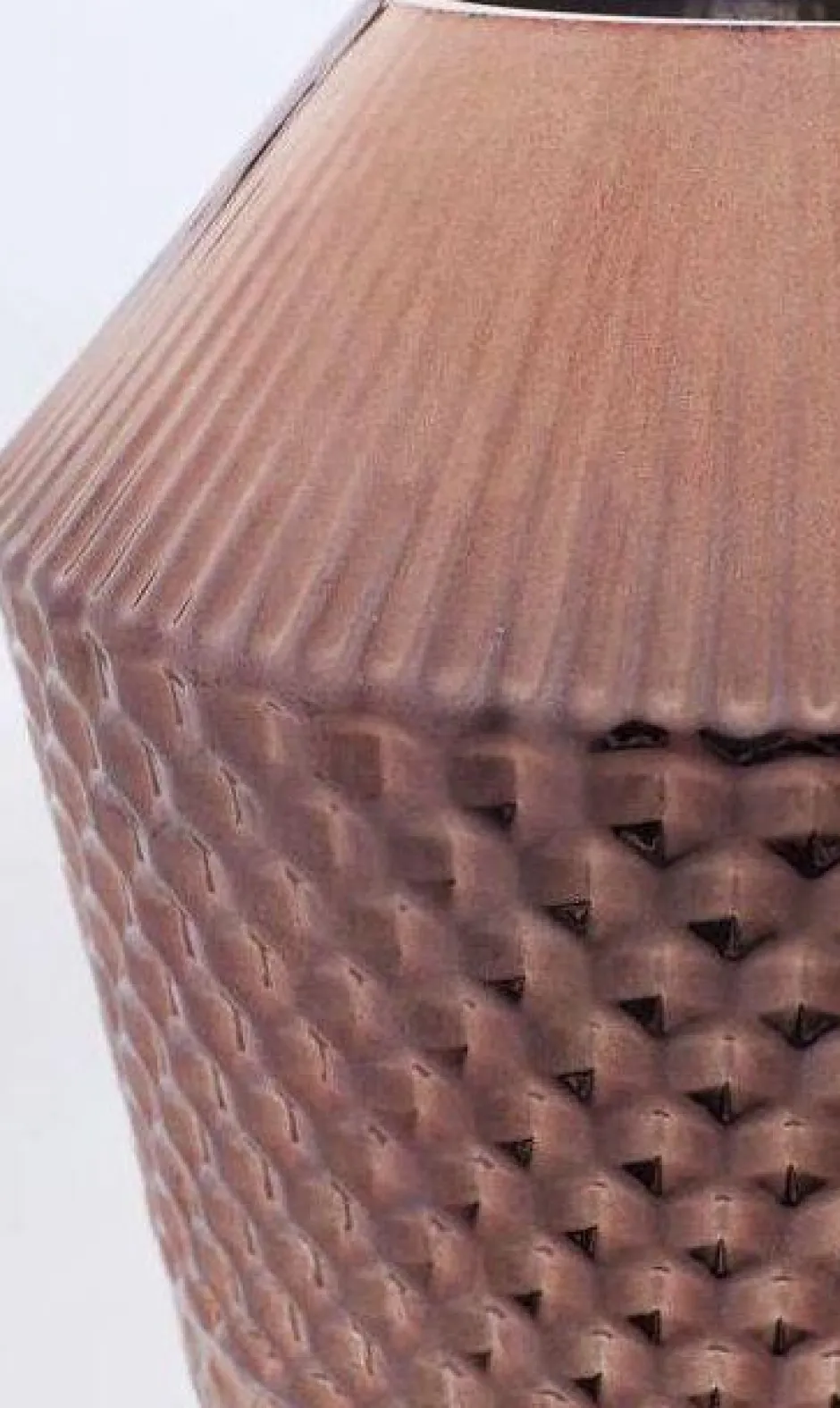 Wazon Jetset ∅21x38 Cm Różowy*KARE Design Sale