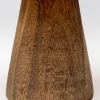 Wazon Mały Brązowy Szkło I Drewno Paulownia Ø16x21 Cm*KARE Design Best