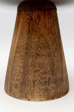 Wazon Mały Brązowy Szkło I Drewno Paulownia Ø16x21 Cm*KARE Design Best