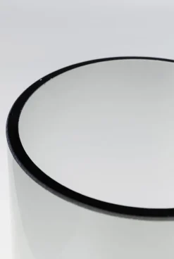 Wazon Noble Ring Ø14x40 Cm Szary*KARE Design