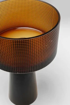 Wazon Okrągły Szklany Czarno-brązowy 30 Cm*KARE Design Hot
