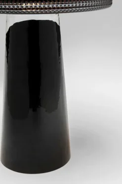 Wazon Okrągły Szklany Czarno-brązowy 30 Cm*KARE Design Hot