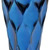 Wazon Rhomb 15x30 Cm Niebieski*KARE Design