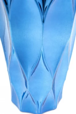 Wazon Rhomb 15x30 Cm Niebieski*KARE Design