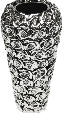 Wazon Rose Multi 18x37 Cm Srebrny*KARE Design Best