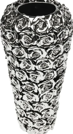 Wazon Rose Multi 22x45 Cm Srebrny*KARE Design Sale