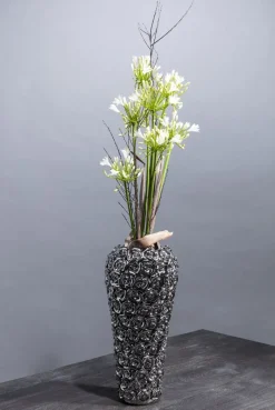 Wazon Rose Multi 22x45 Cm Srebrny*KARE Design Sale