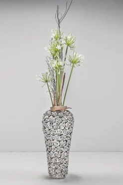 Wazon Rose Multi 22x45 Cm Srebrny*KARE Design Sale