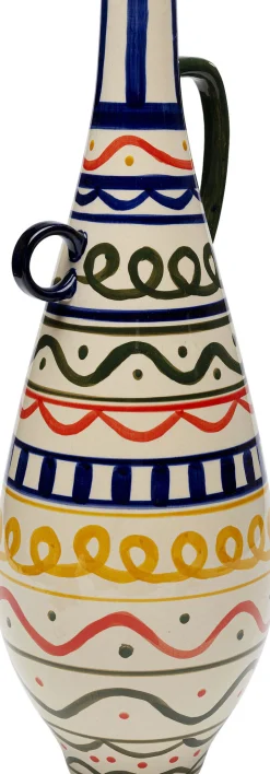 Wazon Z Ceramiki Boho Kolorowe Wzory Ø17x48 Cm*KARE Design New