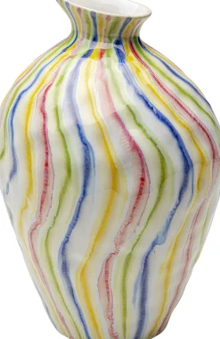 Wazon Z Kamionki Kolorowe Wzory Ręczne Wykonanie 20x30 Cm*KARE Design Hot