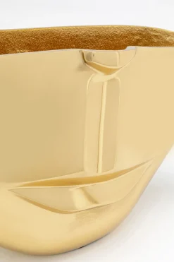 Wazon Złoty Glamour 38 Cm Pół Twarzy*KARE Design Online