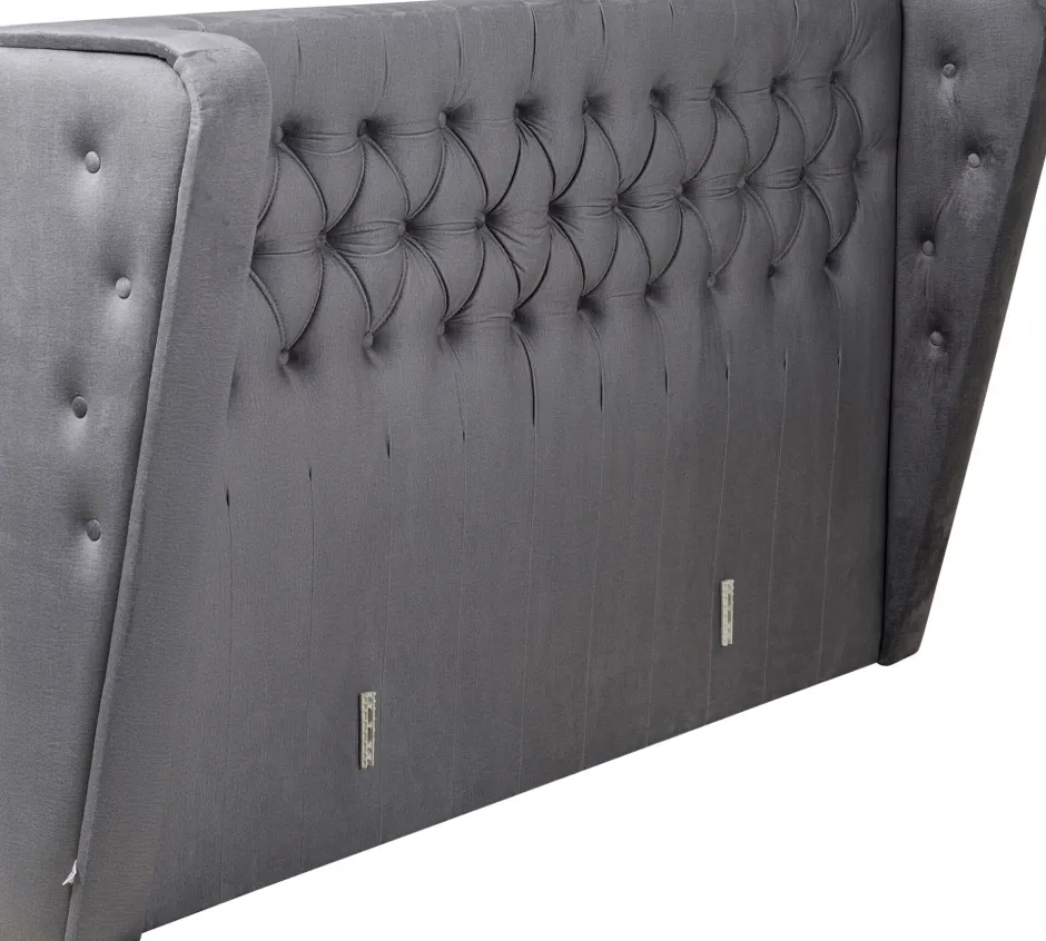Wezgłowie Benito Moon 210x115 Cm Szare*KARE Design Best
