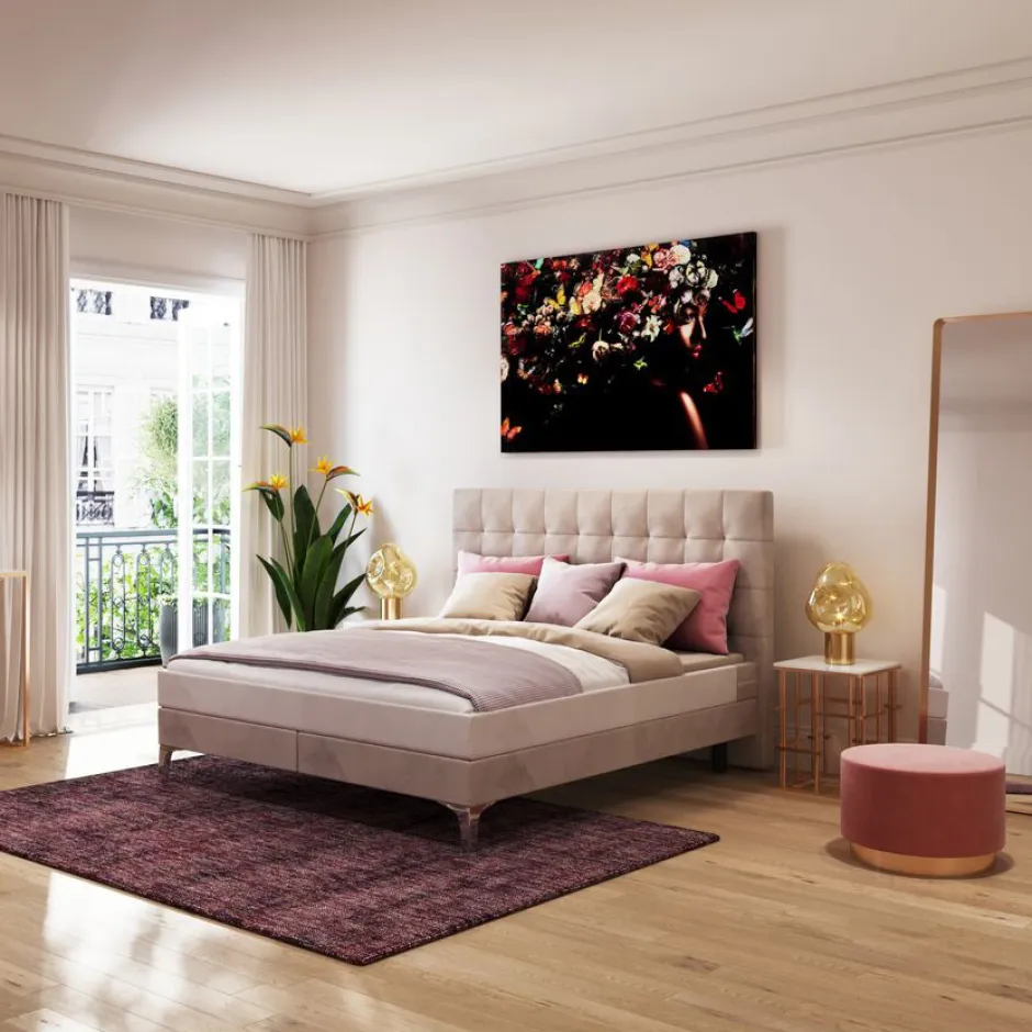 Wezgłowie Benito Star 160x110 Cm Kremowe*KARE Design Best