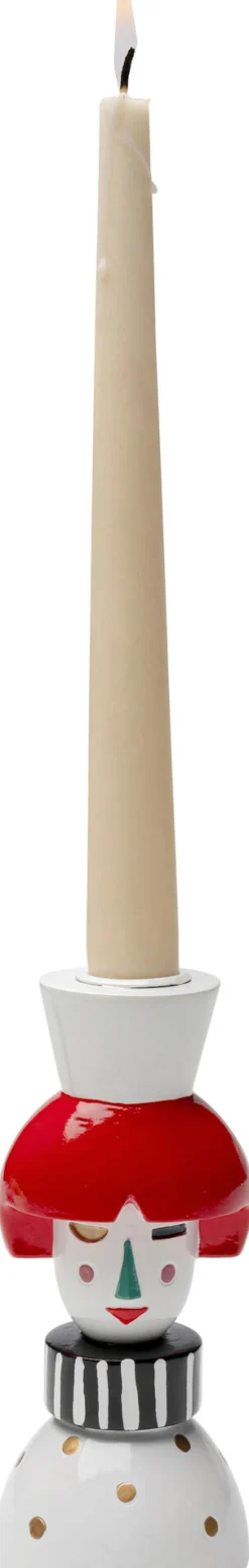 Świecznik Kolorowy Dama Na świecę Stożkową 16 Cm*KARE Design Outlet