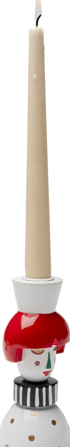 Świecznik Kolorowy Dama Na świecę Stożkową 16 Cm*KARE Design Outlet