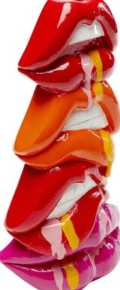 Świecznik Kolorowy Nowoczesny Usta 17x30 Cm*KARE Design Best