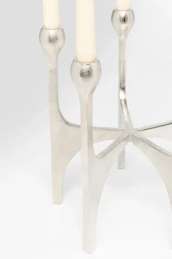 Świecznik Na 5 świec Aluminium Srebrne 26x31 Cm*KARE Design Sale