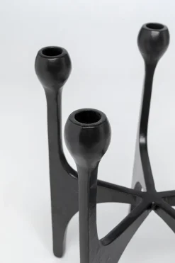 Świecznik Na 5 świec Loft Czarny Aluminium 26x31 Cm*KARE Design Sale