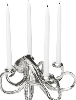 Świecznik Octopus 30x15 Cm Srebrny*KARE Design Hot