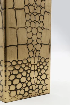 Świecznik Stalowy Złoty Na 1 świecę 15 Cm*KARE Design Best
