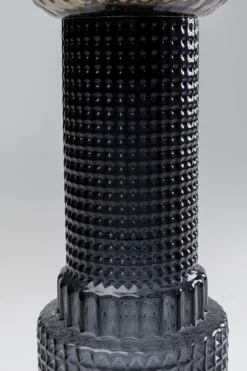 Świecznik Szklany Szaro-brązowy Ø12x49 Cm*KARE Design Online