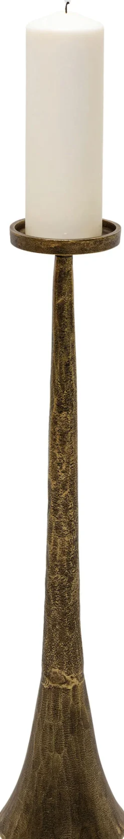 Świecznik Wysoki Tower Ø13x62 Cm Złoty Antyczny*KARE Design Clearance