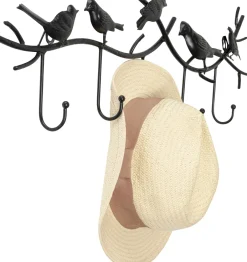 Wieszak ścienny Czarny Stalowy Ptaki 71 Cm*KARE Design Online