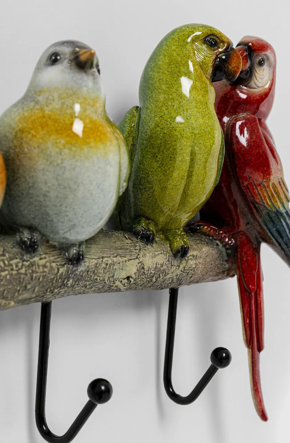 Wieszak ścienny Exotic Birds 54x24 Cm Kolorowy*KARE Design Best