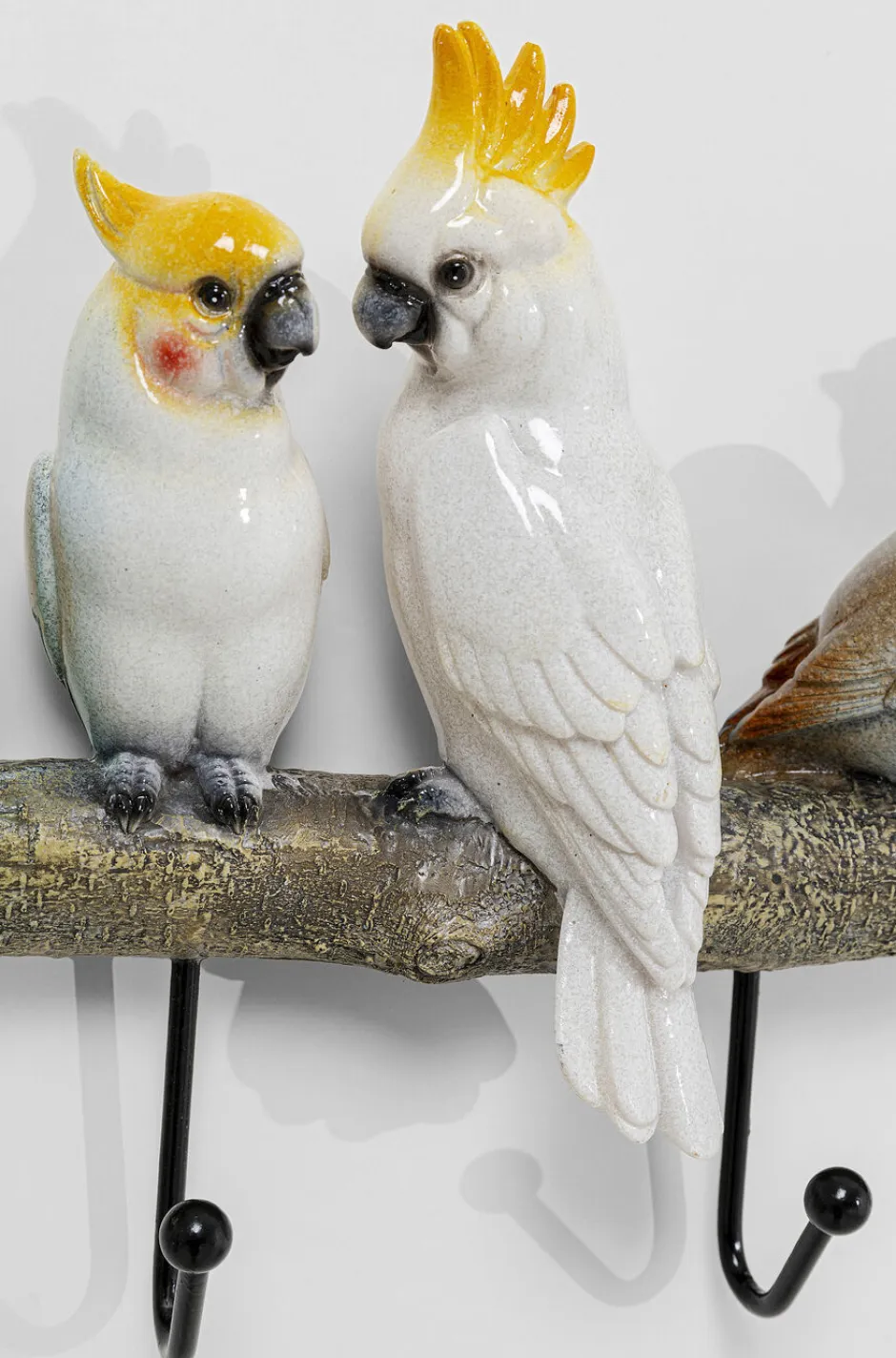 Wieszak ścienny Exotic Birds 54x24 Cm Kolorowy*KARE Design Best