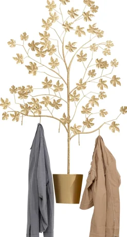 Wieszak ścienny Leafline 93x158 Cm Złoty*KARE Design