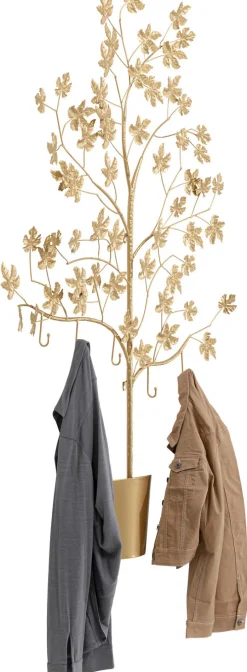 Wieszak ścienny Leafline 93x158 Cm Złoty*KARE Design