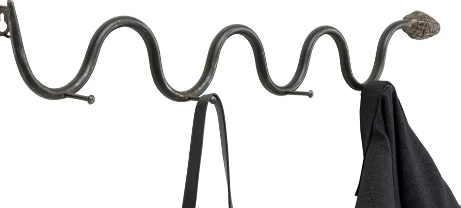 Wieszak ścienny Snake 73x11 Cm Czarny*KARE Design Hot