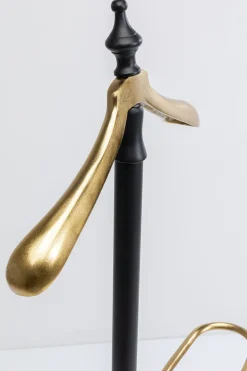 Wieszak Stojący Na Garnitur Czarno-złoty Stal I Aluminium 130 Cm*KARE Design Discount