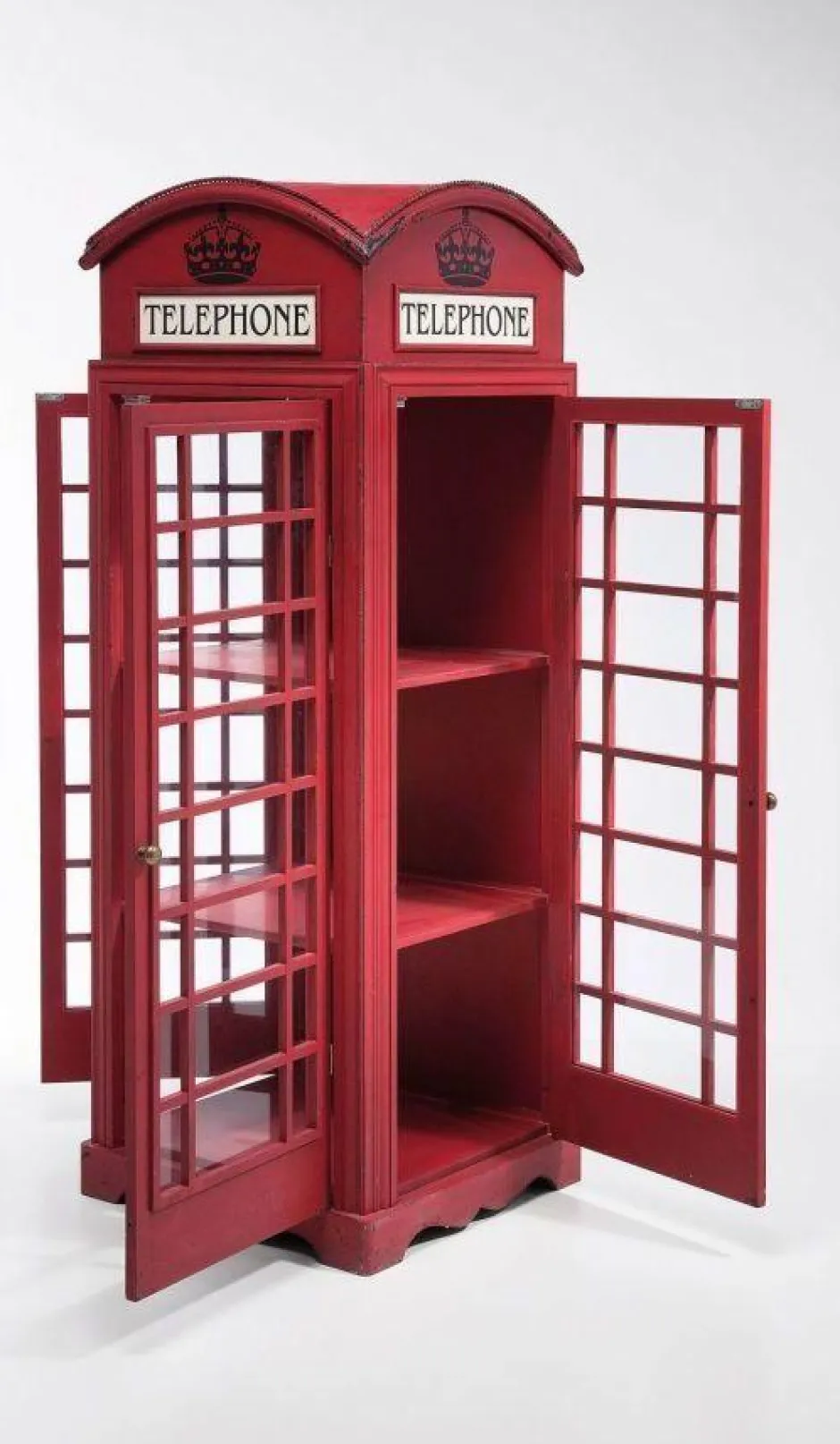 Witryna London Telephone 140x53 Cm Czerwona*KARE Design Discount