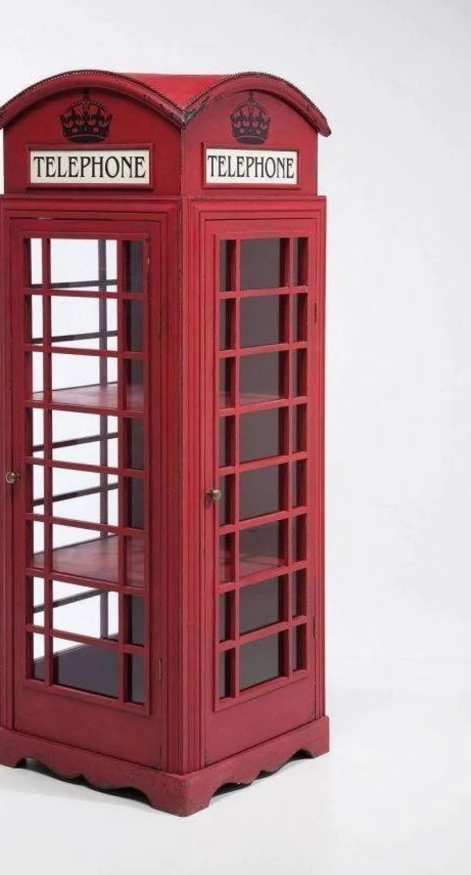 Witryna London Telephone 140x53 Cm Czerwona*KARE Design Discount