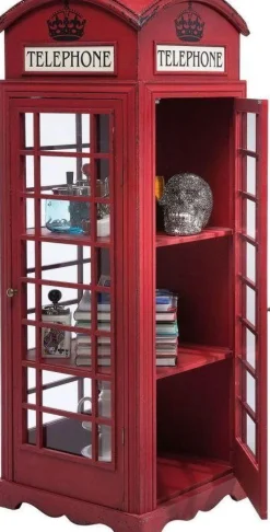 Witryna London Telephone 140x53 Cm Czerwona*KARE Design Discount
