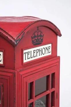 Witryna London Telephone 140x53 Cm Czerwona*KARE Design Discount