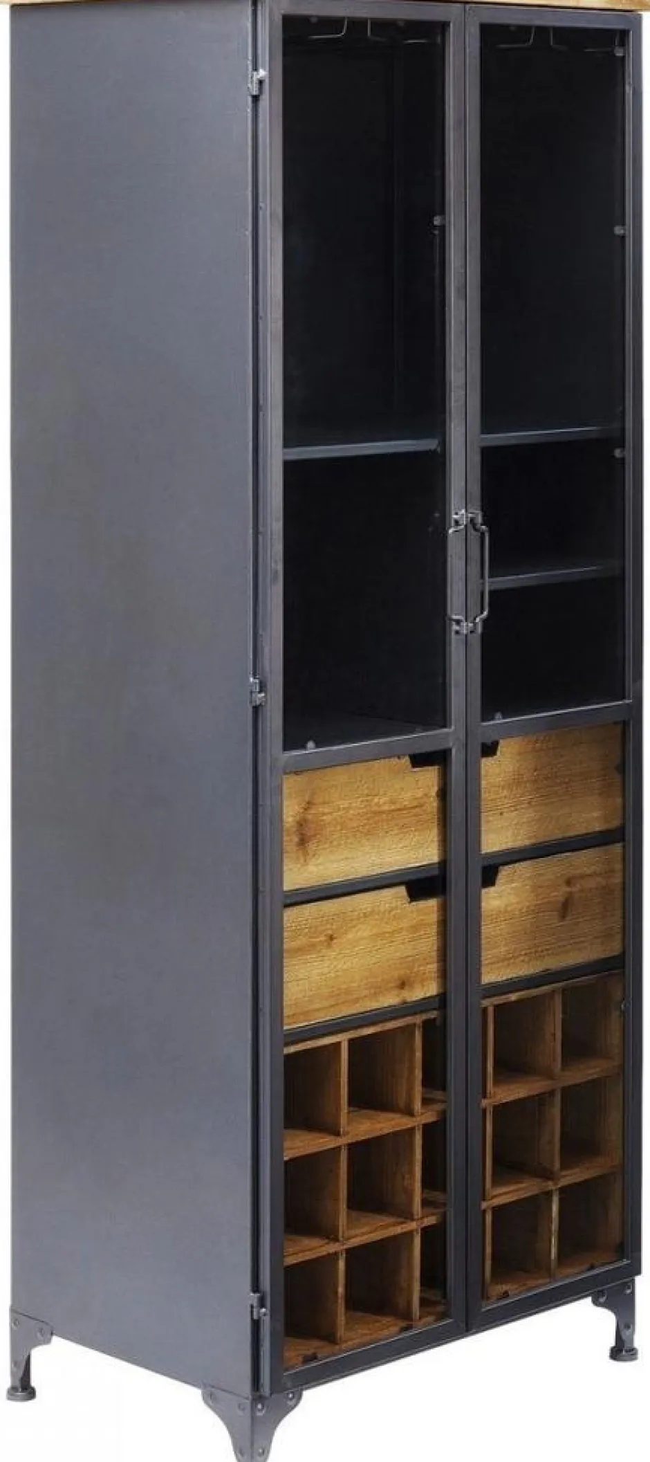 Witryna Refugio 60x156 Cm Antracytowa*KARE Design Hot