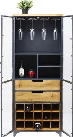 Witryna Refugio 60x156 Cm Antracytowa*KARE Design Hot